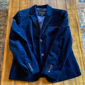J. Crew Navy Velvet Blazer